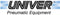 Univer KF-15032 Gaffel M10x1,25 t.b.v pneumatiek cilinder ISO15552 en ISO/VDMA ø25-32