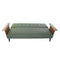 DKD Home Decor - Slaapbank - Dubbelzijdig - Bruin Zwart Groen (203 x 87 x 81 cm)