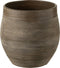 J-Line bloempot Gio - keramiek - bruin - large - Ø 29.00 cm