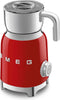 SMEG MFF11RDEU - Melkopschuimer - 6 functies - Rood