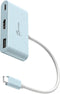 j5create JCA379EC-N - USB-C® naar HDMI™ en USB™ Type-A met stroomvoorziening - Cyaan