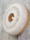 GOOD&MOJO Wandlamp Palawan - Bamboe Wit - Ø40cm - Binnen Scandinavisch,Bohemian