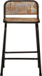 vidaXL - Barkrukken - 4 - st - 46x35,5x70 - cm - massief - gerecycled - hout