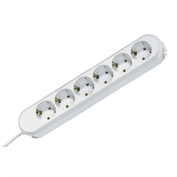 Bachmann Smart 6x230V 5M Kabel Met RA Stekker Wit - 381.249K - E3MK9