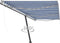 vidaXL - Luifel - vrijstaand - automatisch - 600x300 - cm - blauw - en - wit