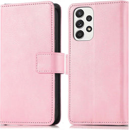 iMoshion Hoesje Geschikt voor Samsung Galaxy A53 Hoesje Met Pasjeshouder - iMoshion Luxe Bookcase - Roze