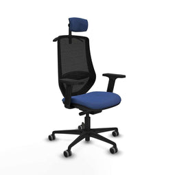 Bureaustoel Piqueras y Crespo D036G2H Marineblauw