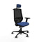 Bureaustoel Piqueras y Crespo D036G2H Marineblauw