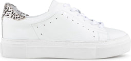 PS Poelman TITULAR - Dames Sneakers - Dalmatiërprint - Wit - Maat 39