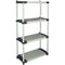 Kunststof plank - TOOD - 4 planken - Belasting 80 kg per plank - 80x40x168 cm - Zwart/grijs