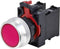 TRU COMPONENTS TC-10091016 ONPOW26-11/R Drukschakelaar 250 V 5 A 1x aan/(aan) Moment IP40 1 stuk(s)