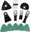 Multiblade - Multitool Starterset - 10 zaag- en schuuraccessoires - Grijs
