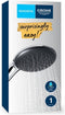 GROHE Vitalio Comfort 250 Flex douchesysteem - Hoofddouche 25 cm en handdouche 11 cm - Waterbesparend - Chroom