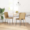 vidaXL - Eetkamerstoelen - 2 - st - fluweel - bruin