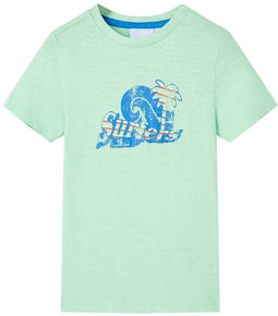 vidaXL - Kindershirt - 140 - lichtgroen