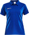 Craft Progress Polo Pique - Sportpolo - Sneldrogend materiaal - Blauw/wit