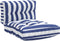 vidaXL - Palletkussens - 2 - st - stof - gestreept - wit - en - blauw