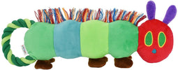 Eric Carle - Pluche Rupsje Nooitgenoeg - Trek- en Flostouw met pieper en knispermateriaal - 41 cm