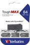 Verbatim ToughMAX - USB-stick 64GB - USB 2.0 - Zwart