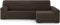 Hoes voor chaise longue met lange armleuning rechts Eysa THOR Bruin 170 x 110 x 310 cm