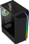 Aerocool Bionic V2 - Mid-tower pc-behuizing - 1x120 mm RGB - Zwart