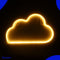 Neon Lamp - Wolk Warm Wit - Incl. 3 Batterijen- Neon Verlichting - Neon Led Lamp - Neon Wandlamp