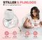 Vulpes Goods® BabyCare - Elektrische Borstkolf - Handsfree Draagbaar 3 Modes - Premium White & Baby Pink (2 stuks)