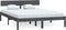 vidaXL - Bedframe - massief - grenenhout - grijs - 120x200 - cm