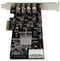 Startech.com PEXUSB3S44V - 4-poorts PCI Express USB 3.0 kaartadapter - 4x 5 Gbps UASP
