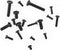 Schroeven Set 500 Stuks - M1.2, M1.4, M2 Computer Schroeven - Laptop Micro Schroeven Set met Opbergdoos voor Universele Laptop PC Computer - Bril Frame Horloge Reparatie Accessoires - Zwart