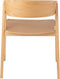 J-Line stoel Naga - essenhout/touw - naturel