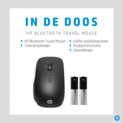HP Travel Muis - Draadloos - Bluetooth 4.0 - Zwart