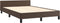 vidaXL - Bedframe - met - hoofdeinde - zonder - matras - 120x200 - cm - bruin