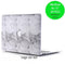 Lunso Geschikt voor MacBook Air 13 inch (2018-2019) cover hoes - case - Marble Etta