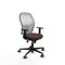 Piqueras y Crespo 1D036G0 - Bureaustoel - Hoogteverstelbaar met armleuning - Wit Donkerbruin