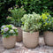 Capi Europe - Bloempot bol Waste Smooth NL - 43x41 - Terrazzo beige - Opening Ø35 - Bloempot voor binnen en buiten - Levenslang garantie - Breukbestendig - 100% Recyclebaar - CO2 Neutraal geproduceerd - KTB933