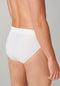Schiesser 3-pack - Heren Rio slip 95/5 - Biologisch katoen - Hoog opgesneden - Wit (3-pack)