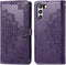 iMoshion Hoesje Geschikt voor Samsung Galaxy S21 FE Hoesje Met Pasjeshouder - iMoshion Mandala Bookcase - Paars