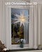 Goobay LED 3D Christmas star, Ø 56 cm, 4.5 V outdoor transformer - outdoor star with timer and 18 po