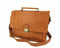BURKELY Scott Briefcase 2 - Laptoptas 15 inch - 2 A4 document vakken - Cognac