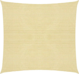 vidaXL - Zonnezeil - 160 - g/m² - 3x3 - m - HDPE - beige