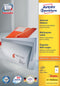 Avery Zweckform 3655, Universele etiketten, Ultragrip, wit, 100 vel, 2 per vel, 210 x 148 mm
