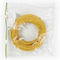 Nedis CAT6 Netwerkkabel - RJ45 Male - RJ45 Male - S/FTP - 20.0 m - Rond - LSZH - Geel - Polybag
