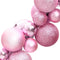 vidaXL - Kerstslinger - ballen - 175 - cm - polystyreen - roze