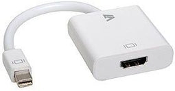 V7 CBL-MH1WHT - Mini DisplayPort naar HDMI - 17cm - Wit