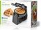 Nedis Wafelijzer - Belgische wafels - 17 cm - 1000 W - Automatische temperatuurregeling - ABS / Roestvrij Staal