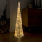 vidaXL - Lichtkegel - decoratief - LED - warmwit - 120 - cm - acryl