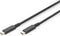 Digitus AK-300343-008-S - USB-kabel USB 3.2 Gen2 - 40 Gbit/s 0.80 m - Zwart
