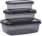 Set Lunchboxen Quid City Rechthoekig 3 Onderdelen