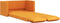 vidaXL - Slaapbank - vloermodel - 2-in-1 - 112x174x55 - cm - stof - donkergeel